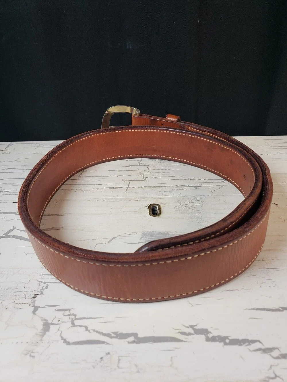 G. Wm. Davis Concealed Carry Belt in Saddle Tan - Size 38